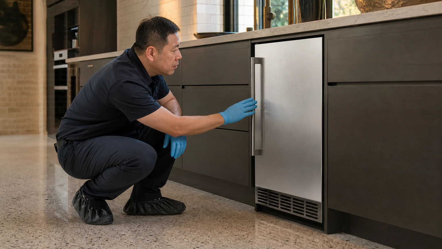 Undercounter ice maker diagnostic visit in Ridgefield