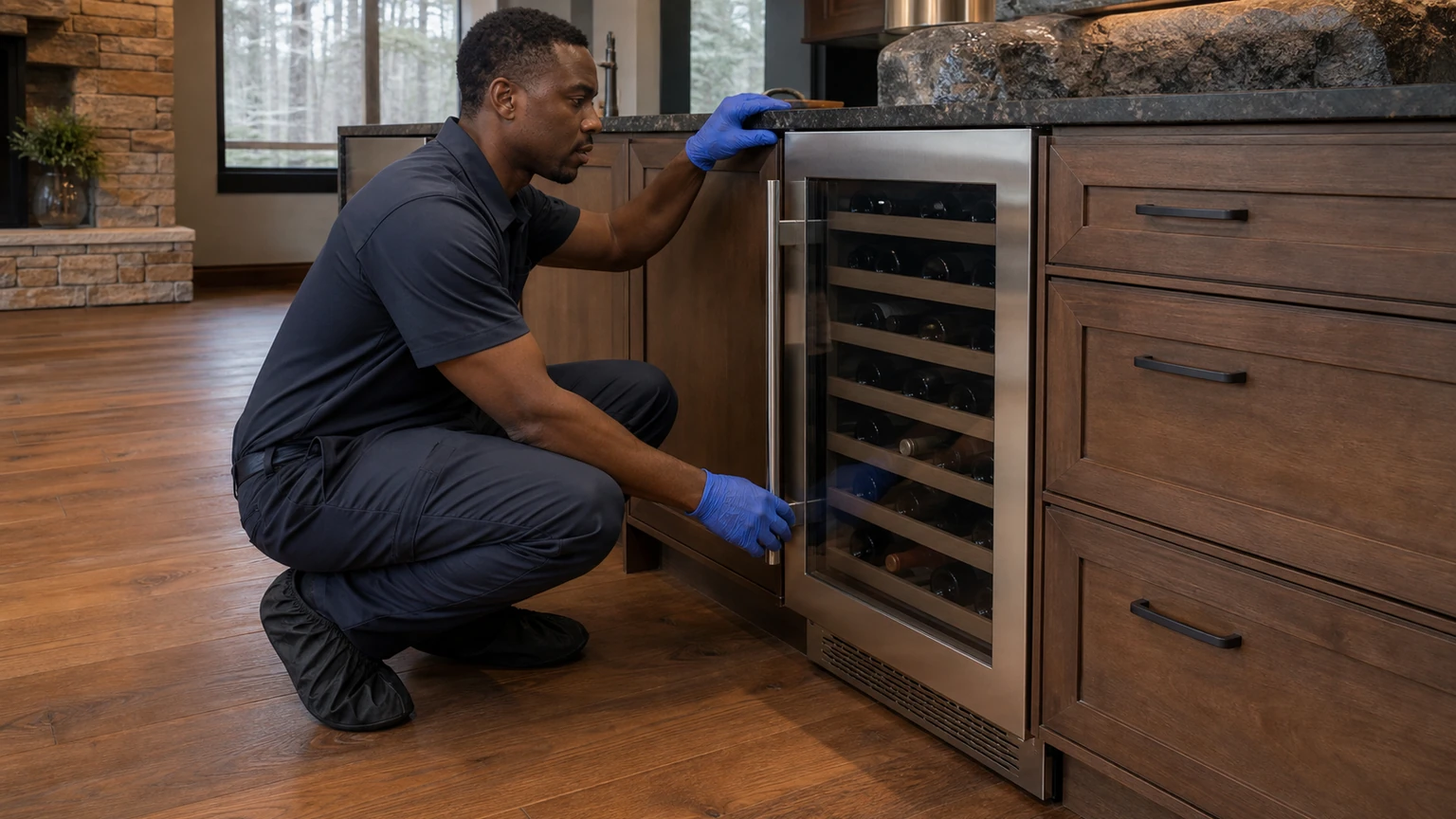 Wine cooler diagnostic visit in Ridgefield
